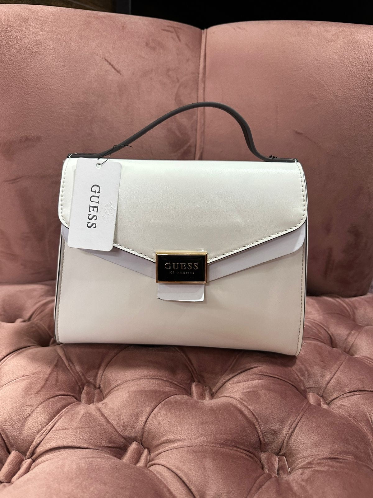 Bolso Guess Blanco y Negro