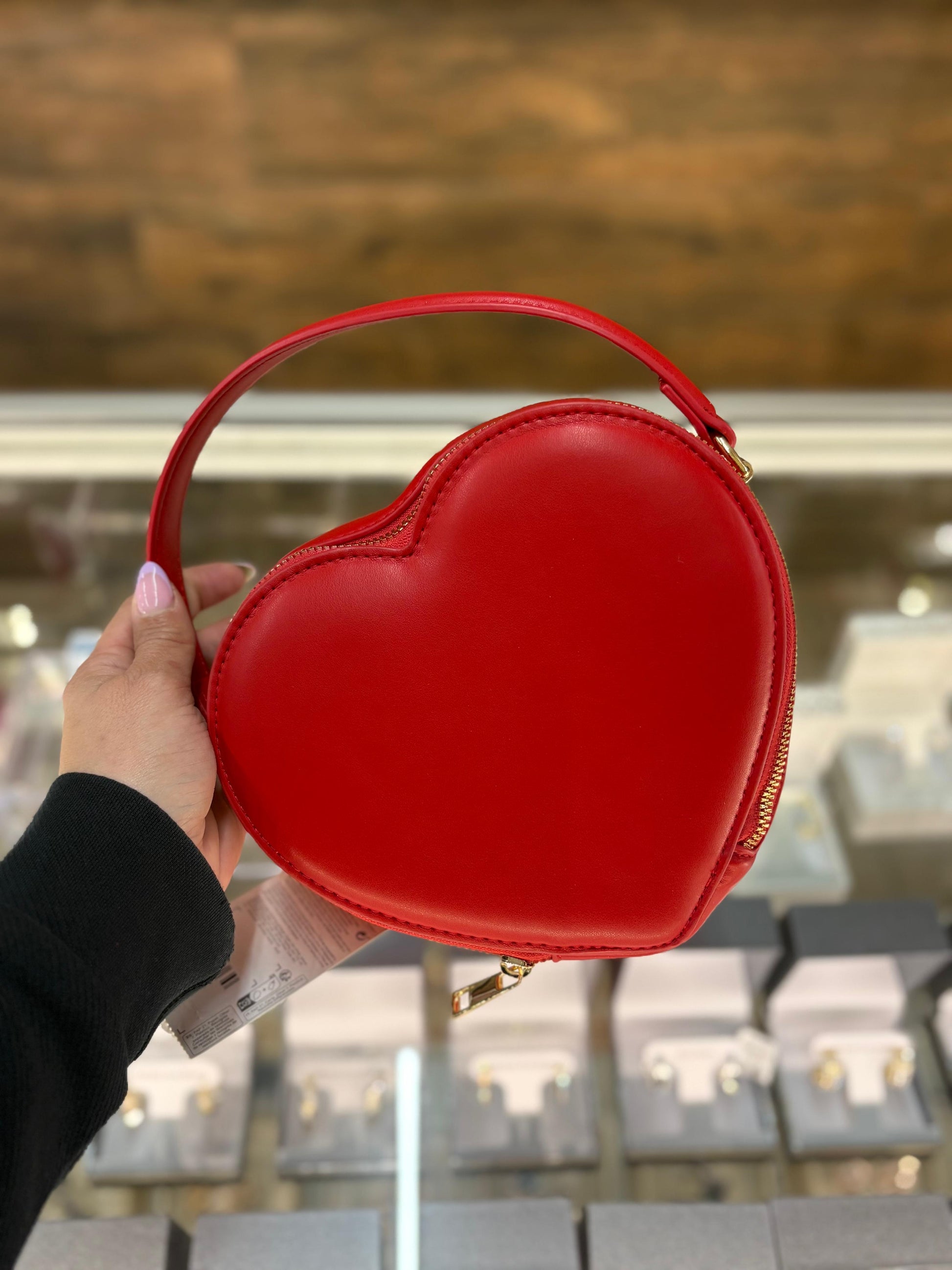 Bolso Rojo de corazón