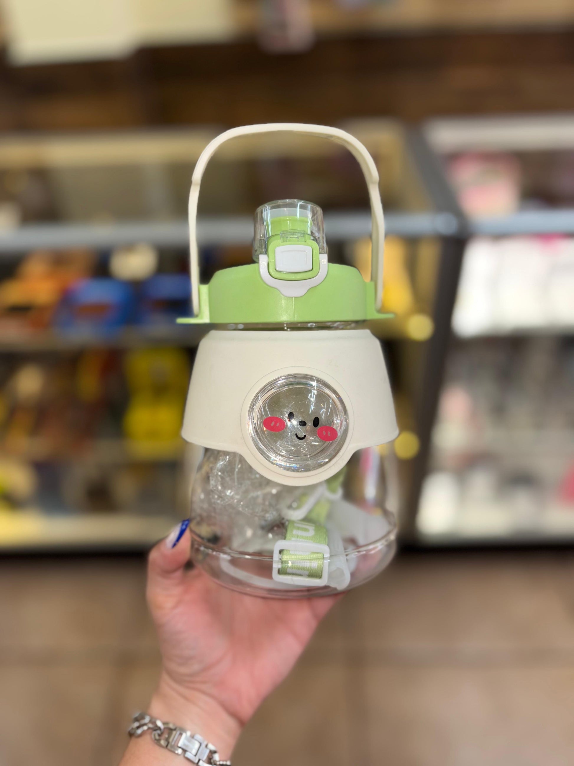Botella niños verde